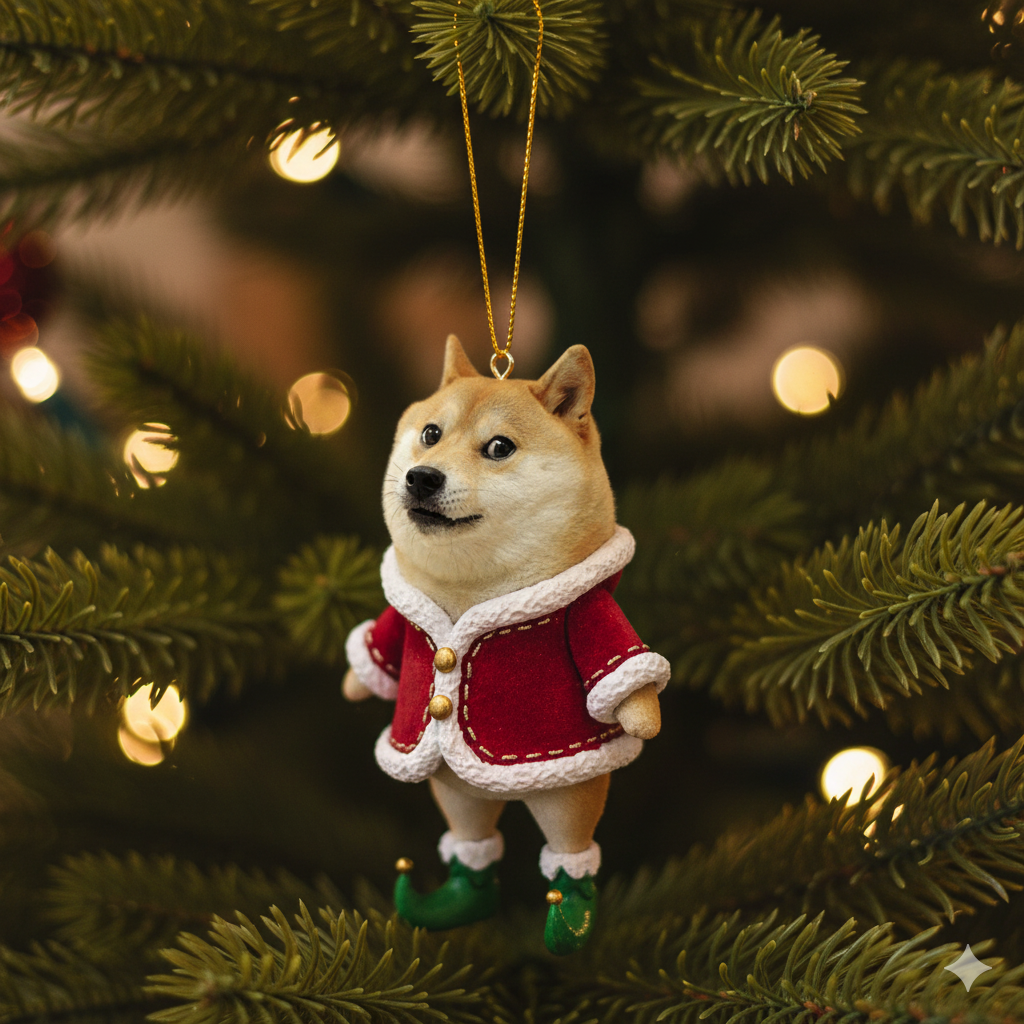 Сделать ёлочную игрушку из фото с помощью нейросетей