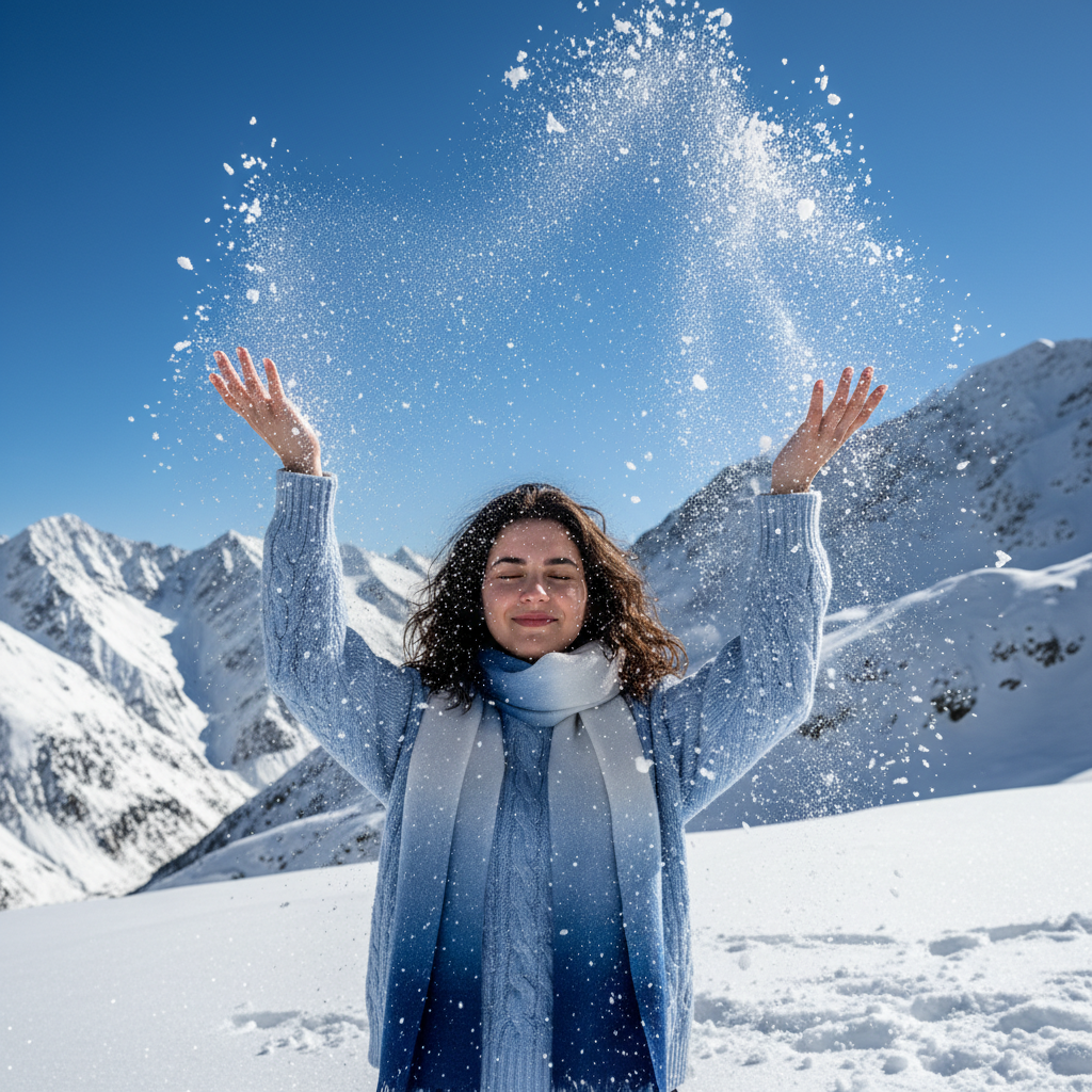 Как сделать зимнюю фотосессию с помощью нейросетей