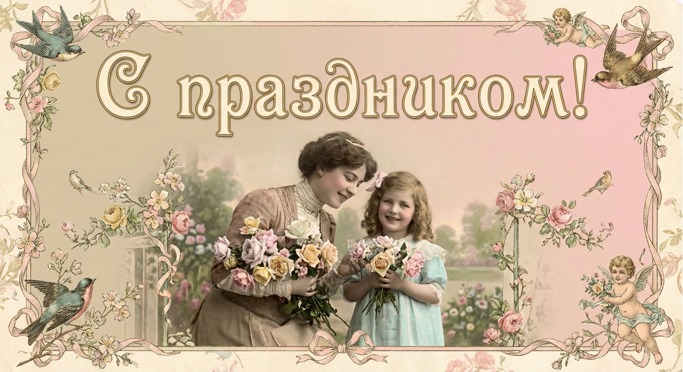 Поздравительная открытка на день рождения Светлане через ИИ