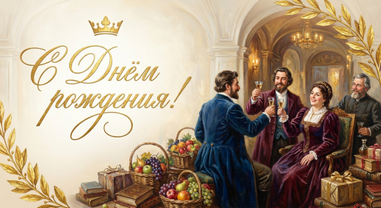 Поздравительная открытка на день рождения Станиславу через ИИ