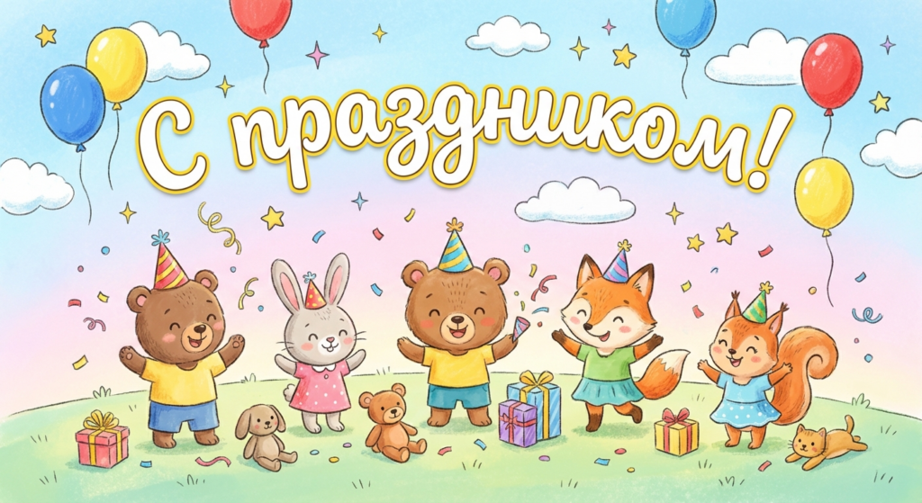 Поздравительная открытка на день рождения племяннице через ИИ