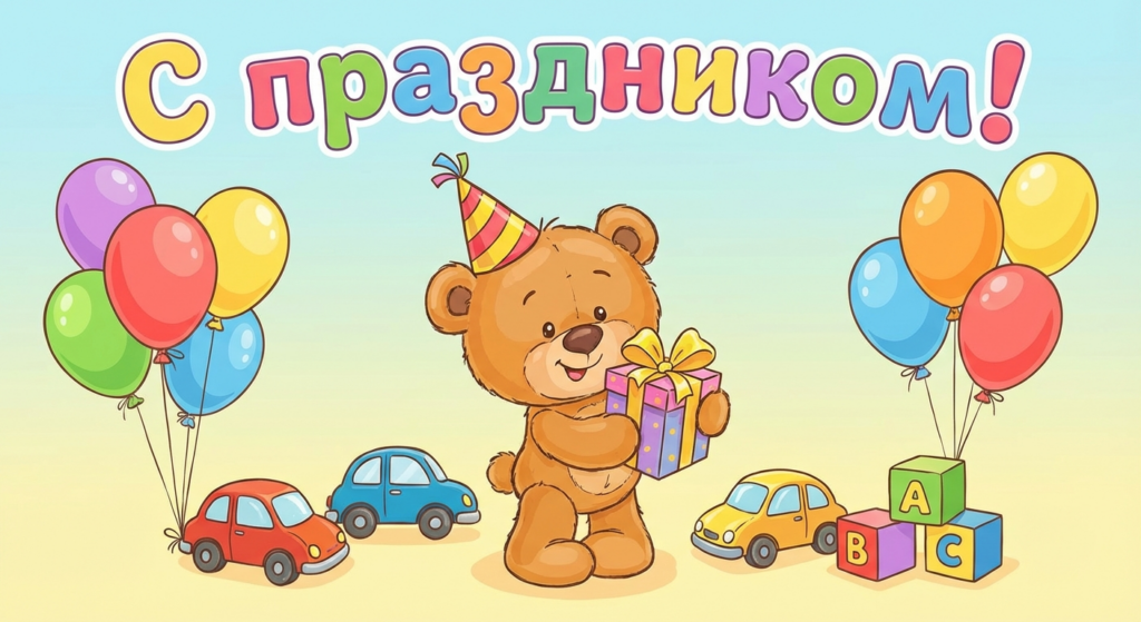 Поздравительная открытка на день рождения племяннику через ИИ