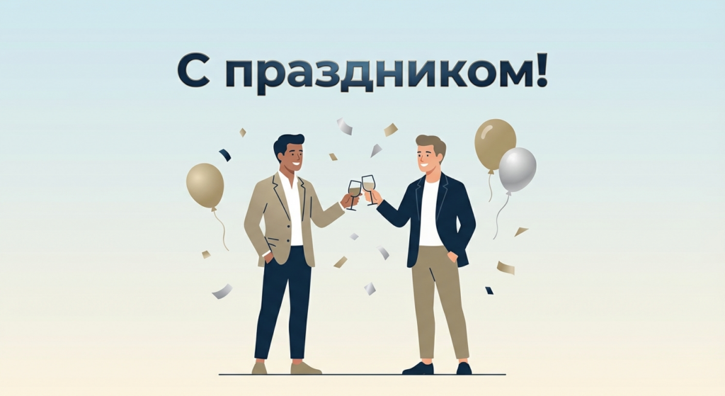 Поздравительная открытка на день рождения троюродному брату через ИИ