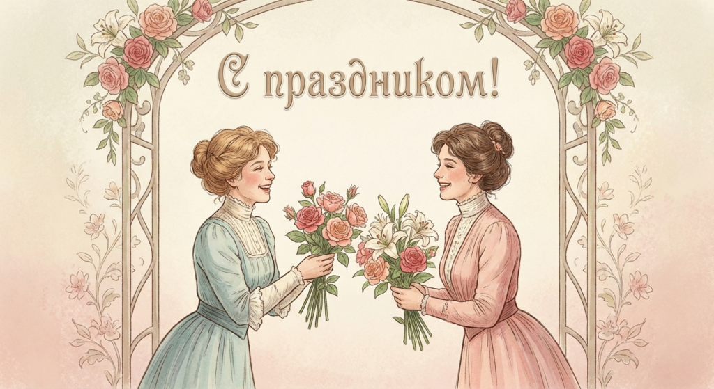 Поздравительная открытка на день рождения мужу через ИИ