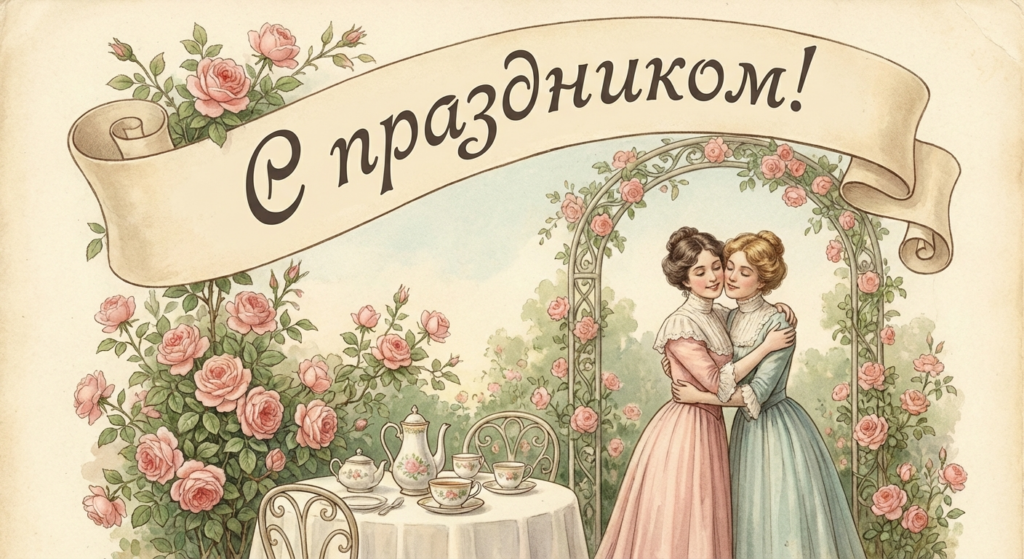 Поздравительная открытка на день рождения золовке через ИИ