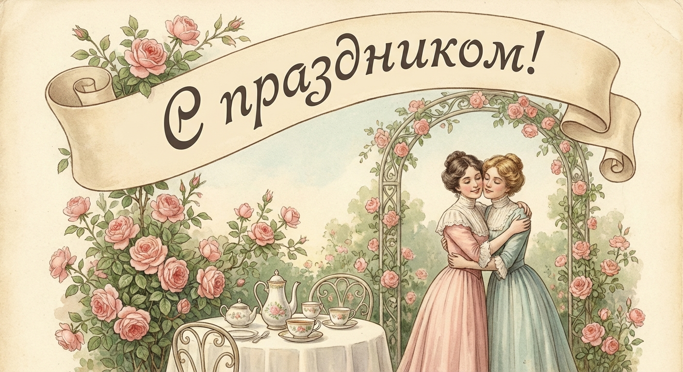 Поздравительная открытка на день рождения золовке через ИИ