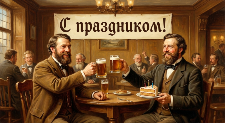 Поздравительная открытка на день рождения свояку через ИИ