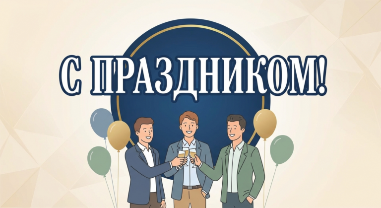 Поздравительная открытка на день рождения куму через ИИ