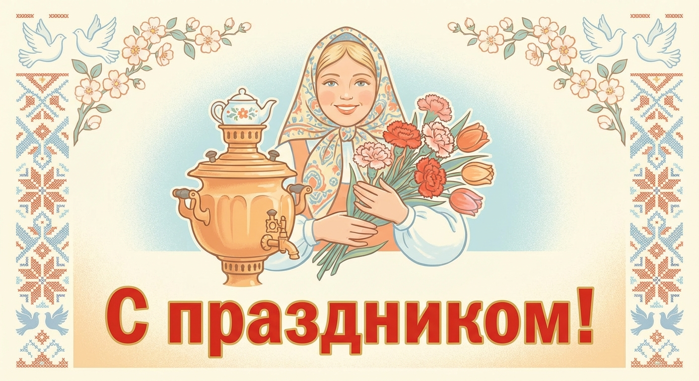 Поздравительная открытка на день рождения Алене через ИИ