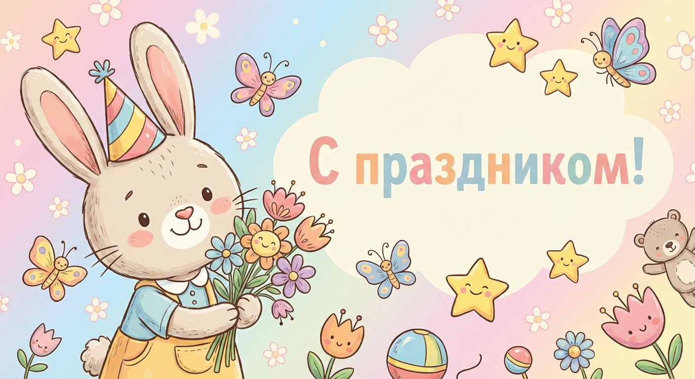 Поздравительная открытка на день рождения Зое через ИИ