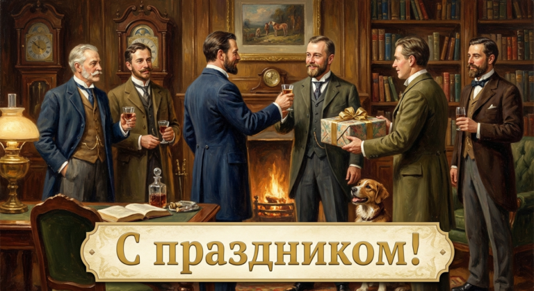 Поздравительная открытка на день рождения Игорю через ИИ