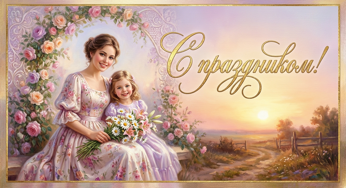 Поздравительная открытка на день рождения Кристине через ИИ