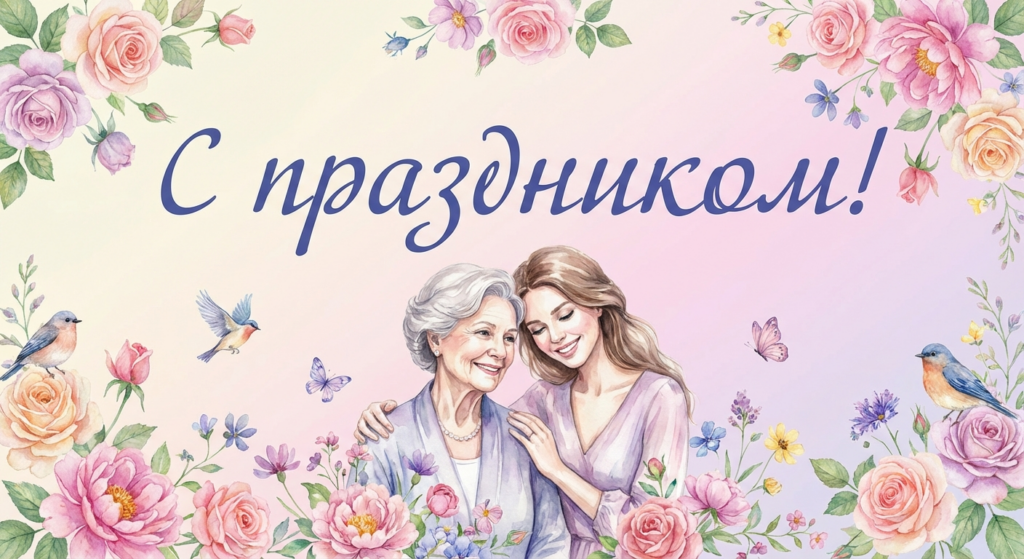 Поздравительная открытка на день рождения Любови через ИИ