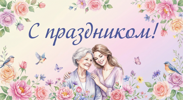 Поздравительная открытка на день рождения Любови через ИИ