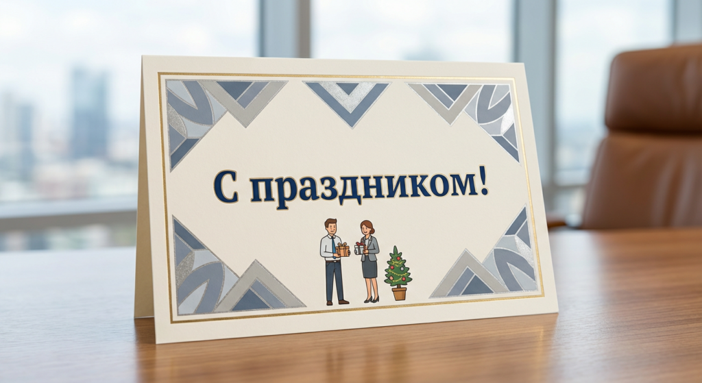 Поздравительная открытка на день рождения начальнику через ИИ