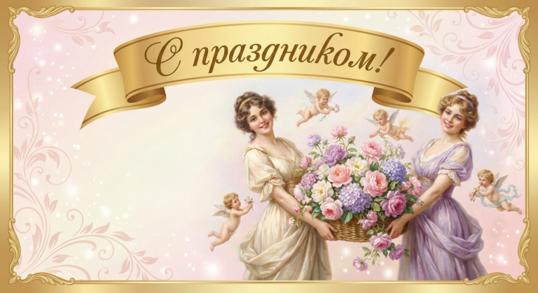 Поздравительная открытка на день рождения Миле через ИИ