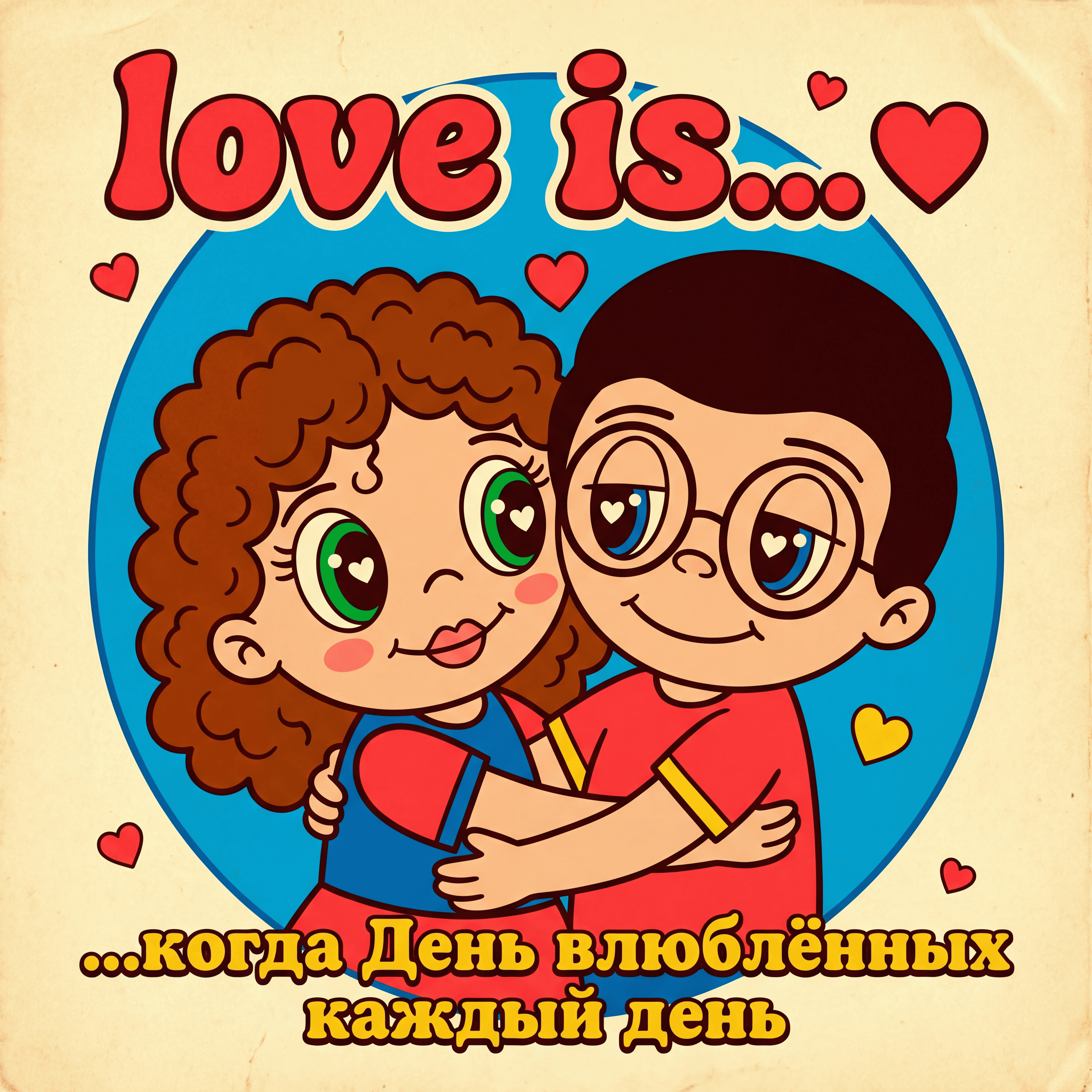 Как создать трендовое фото с вкладышем «Love is…» для влюблённой пары