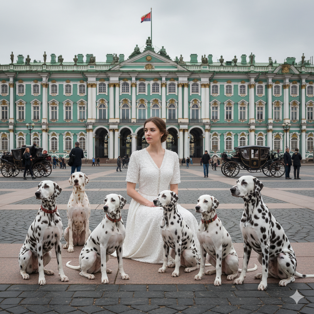 Сделать трендовое фото с собаками