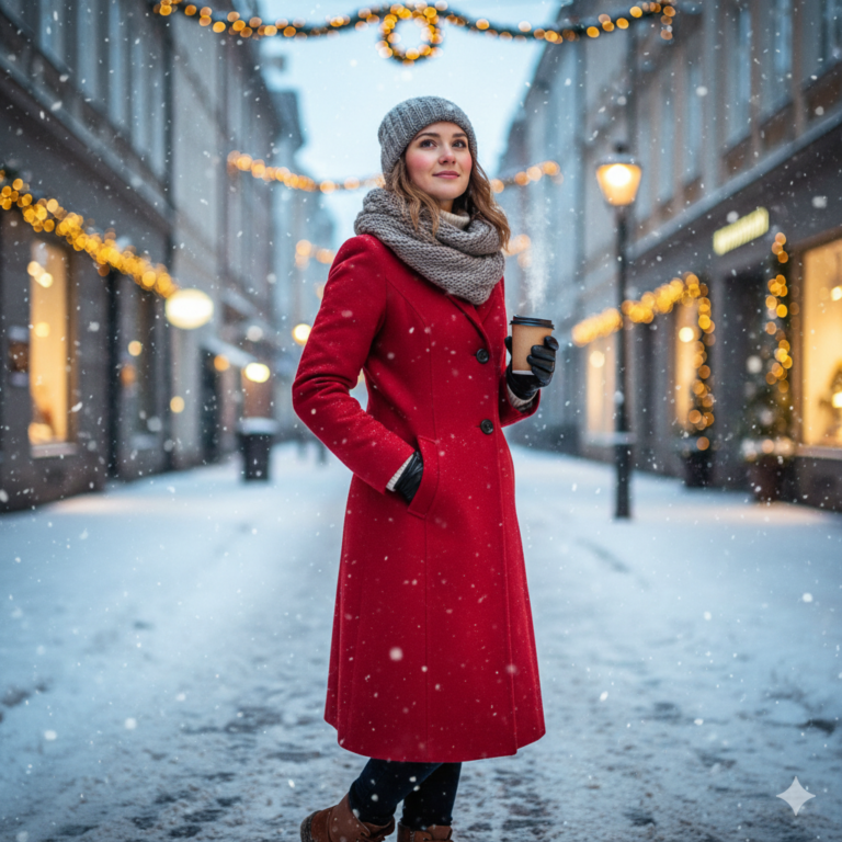 Сделать трендовое фото в красном