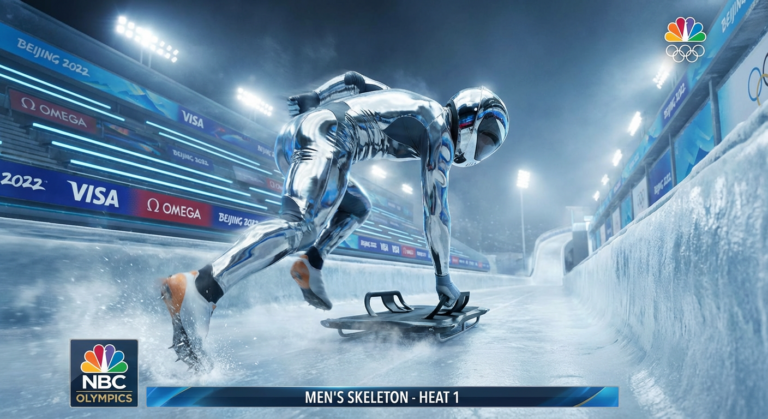 Сгенерировать фото или селфи в тематике "Я на старте в скелетоне"