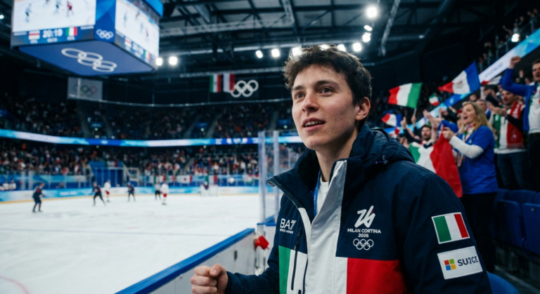 Сгенерировать фото или селфи в тематике "Я среди болельщиков на трибуне хоккейного матча"