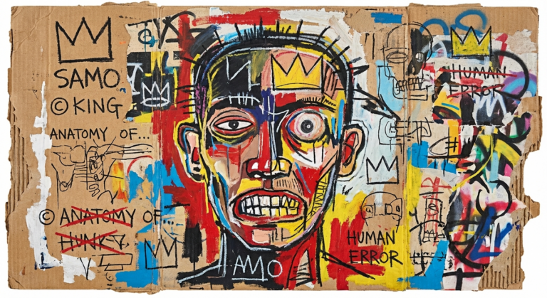 Сгенерировать фото или селфи в стиле "Жан-Мишель Баския — (Jean-Michel Basquiat)"