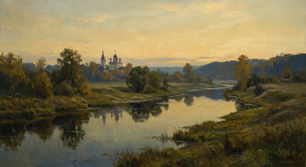 Сгенерировать фото или селфи в стиле «Исаак Левитан — (Isaac Levitan)»