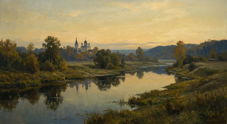 Сгенерировать фото или селфи в стиле "Исаак Левитан — (Isaac Levitan)"