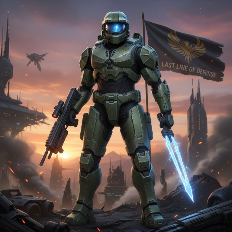 Сгенерировать фото или селфи в стиле игры "Halo 3"