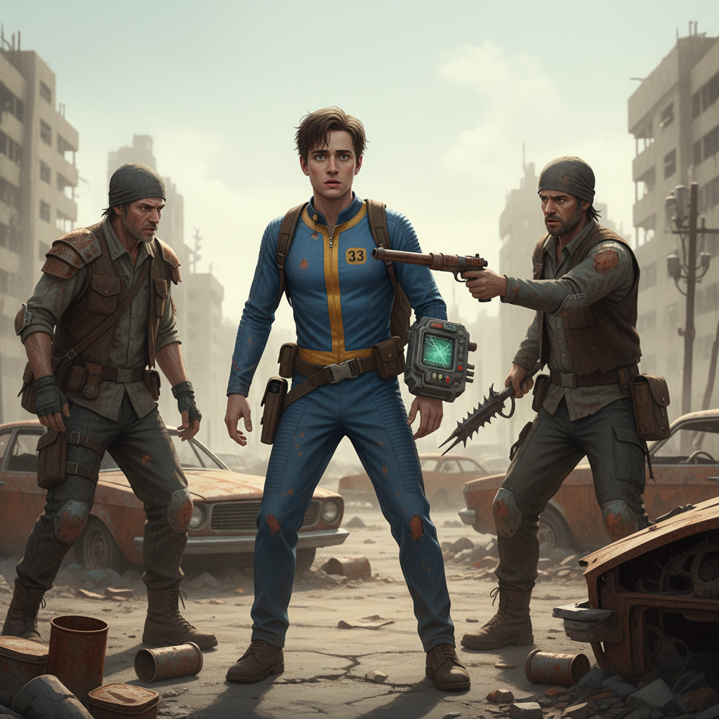 Сгенерировать фото или селфи в стиле игры «Fallout»