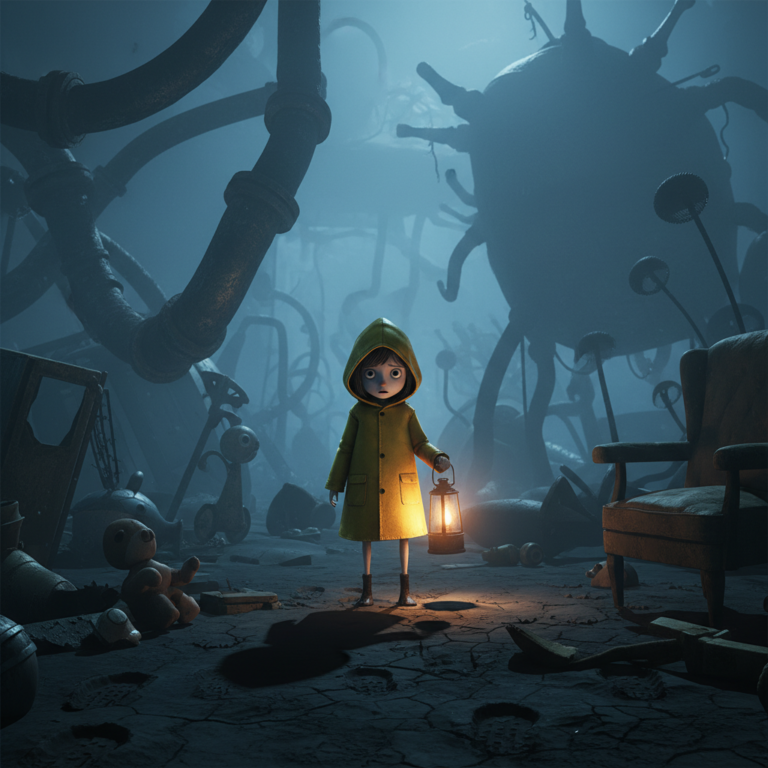 Сгенерировать фото или селфи в стиле игры "Little Nightmares"