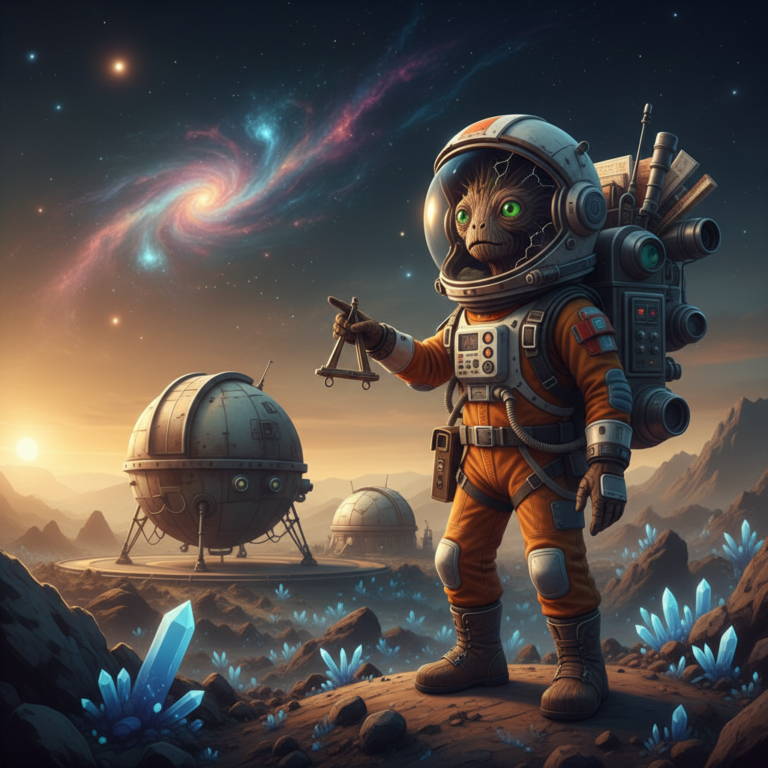 Сгенерировать фото или селфи в стиле игры "Outer Wilds"