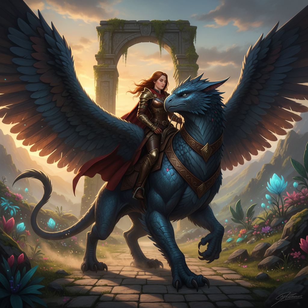 Сгенерировать фото или селфи в стиле игры «Monster Hunter Stories 3»