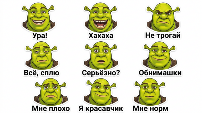 Сгенерировать стикерпак с любимым персонажем