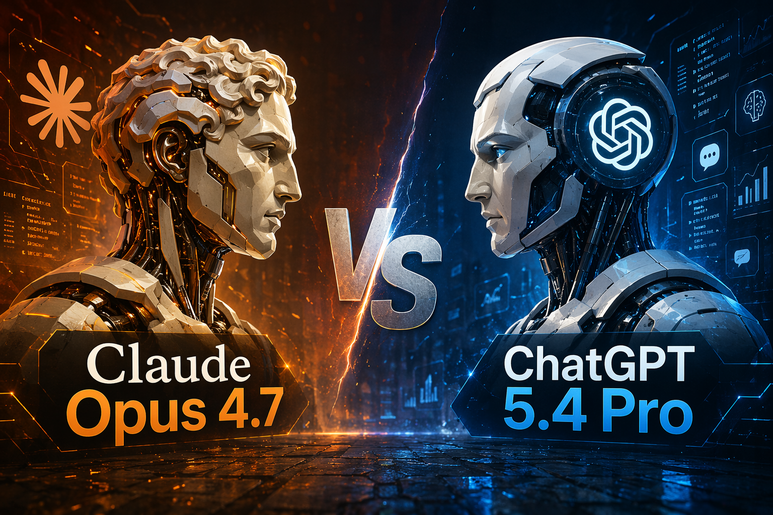 Claude Opus 4.7 против ChatGPT 5.4 Pro: битва за точность и контекст