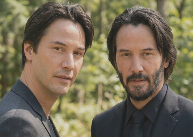 Как сделать трендовое видео через ИИ: встреча персонажа с самим собой в юности