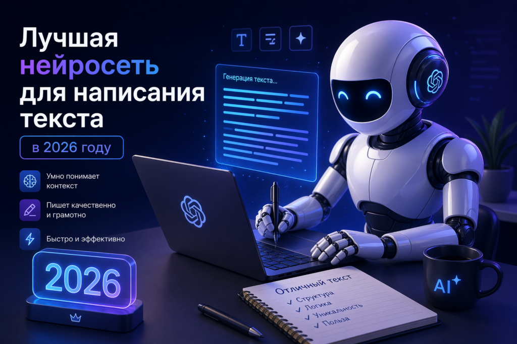 Лучшая нейросеть для написания текста в 2026 году: редакционный обзор