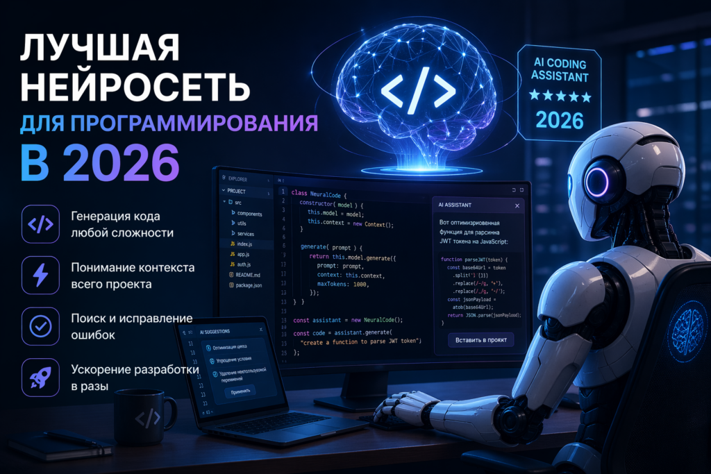 Лучшая нейросеть для программирования в 2026: честный разбор