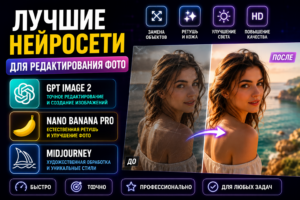 Лучшие нейросети для редактирования фото в 2026 году