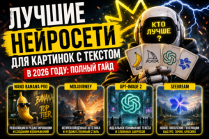 Лучшие нейросети для картинок с текстом в 2026 году: полный гайд