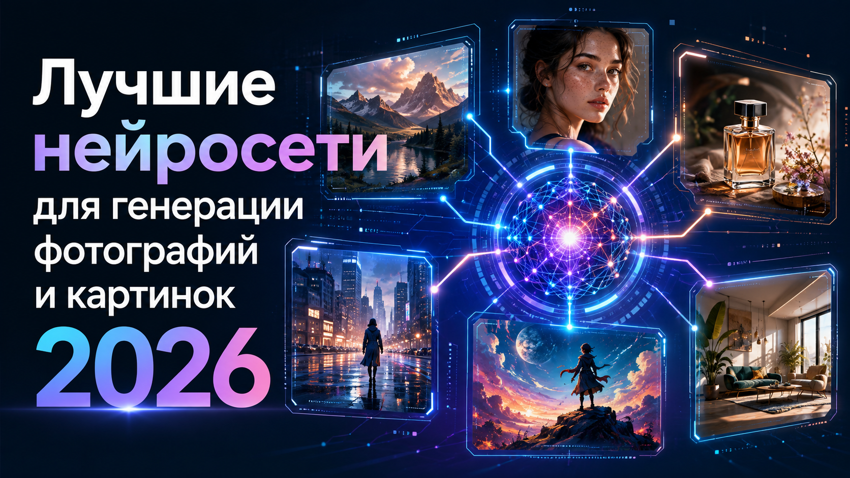 Лучшие нейросети для генерации фотографий и картинок в 2026