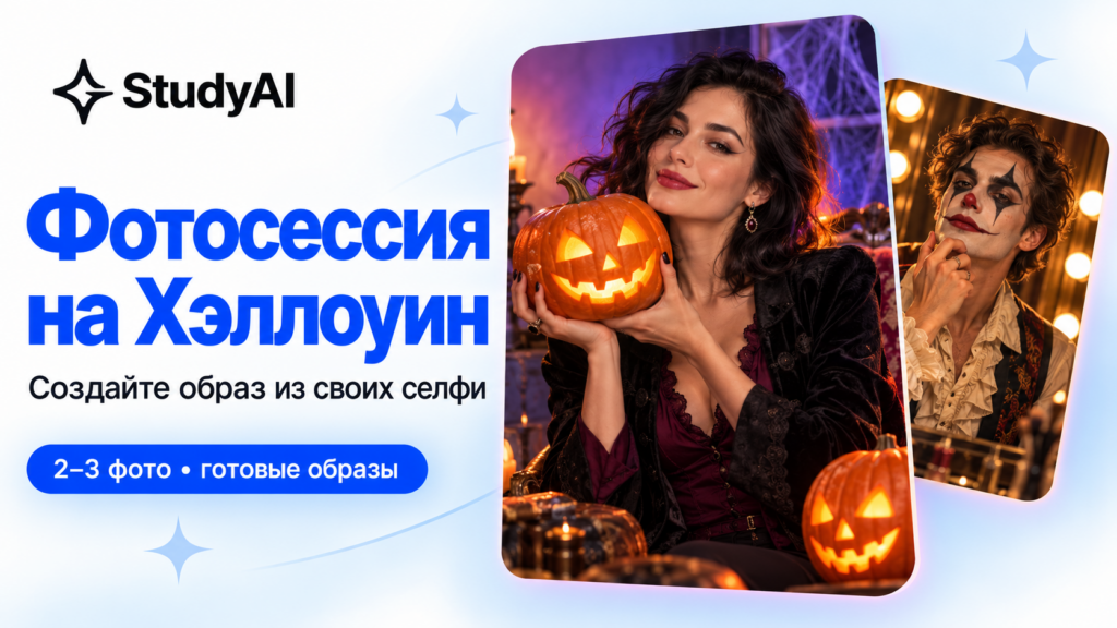 Как сделать фотосессию на Хэллоуин через нейросеть
