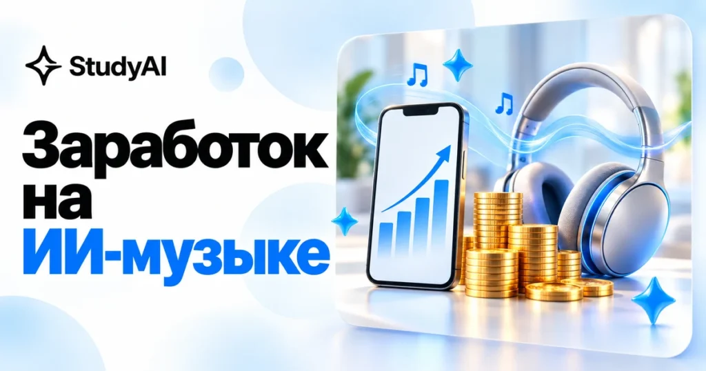 Как заработать на ИИ-музыке: стриминги, заказы, бизнес и соцсети