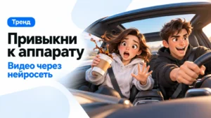 Привыкни к аппарату: как сделать видео через нейросеть