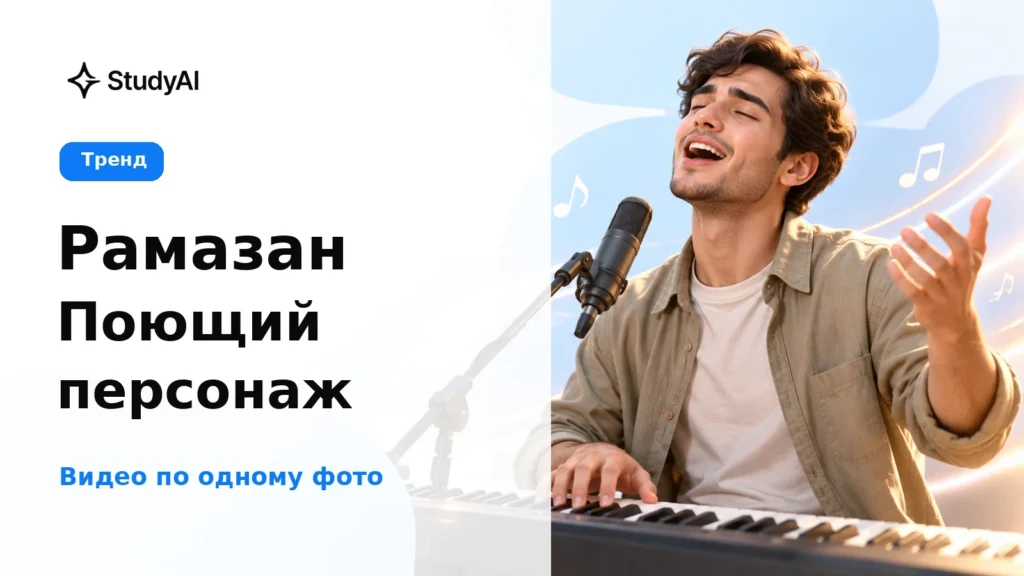 Рамазан — поющий персонаж: как сделать видео через нейросеть