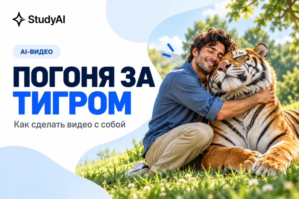 Трамп гоняется за тигром: как сделать похожее ИИ-видео с собой