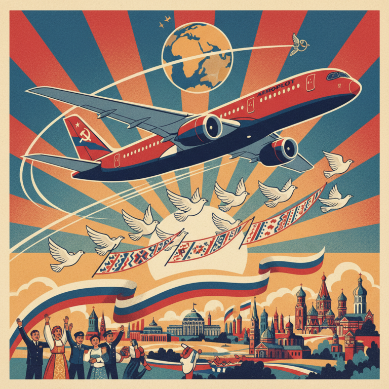 Написать поздравление на День Аэрофлота с помощью нейросети за 1 минуту