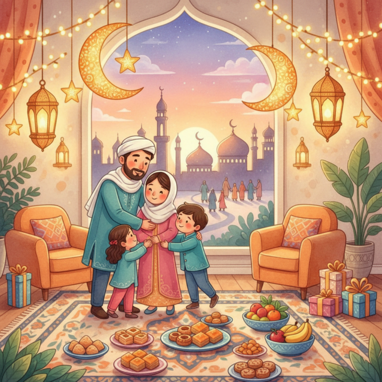 Написать поздравление на Ураза Байрам с помощью нейросети за 1 минуту